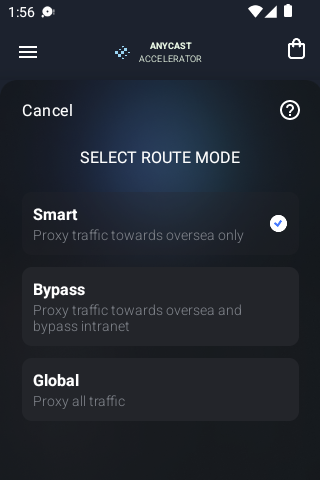 ANYCAST加速器评价android下载效果预览图